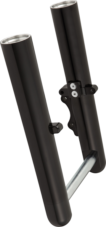 Arlen Ness - Fork Legs Hot Legs Smooth Single Disc All Black - 40-532