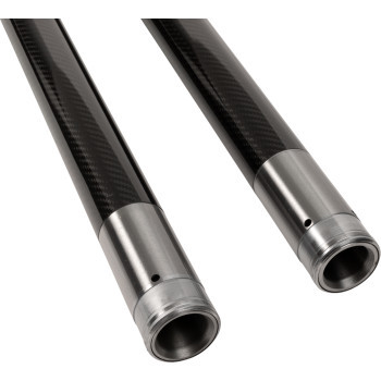 Custom Cycle Engineering - Fork Tube 49mm 25 7/8 2 Over Stock Black Carbon Fiber - 716004