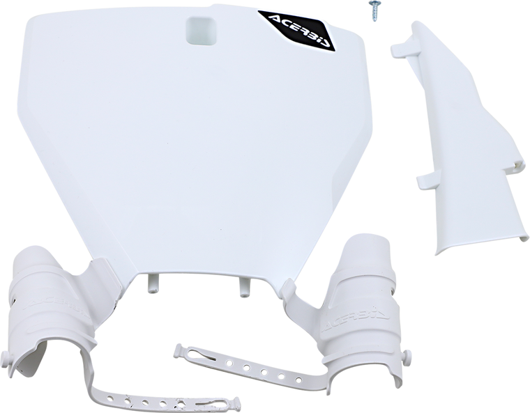 Acerbis - Plate Frt # Rap Hus Wht - 2791470002