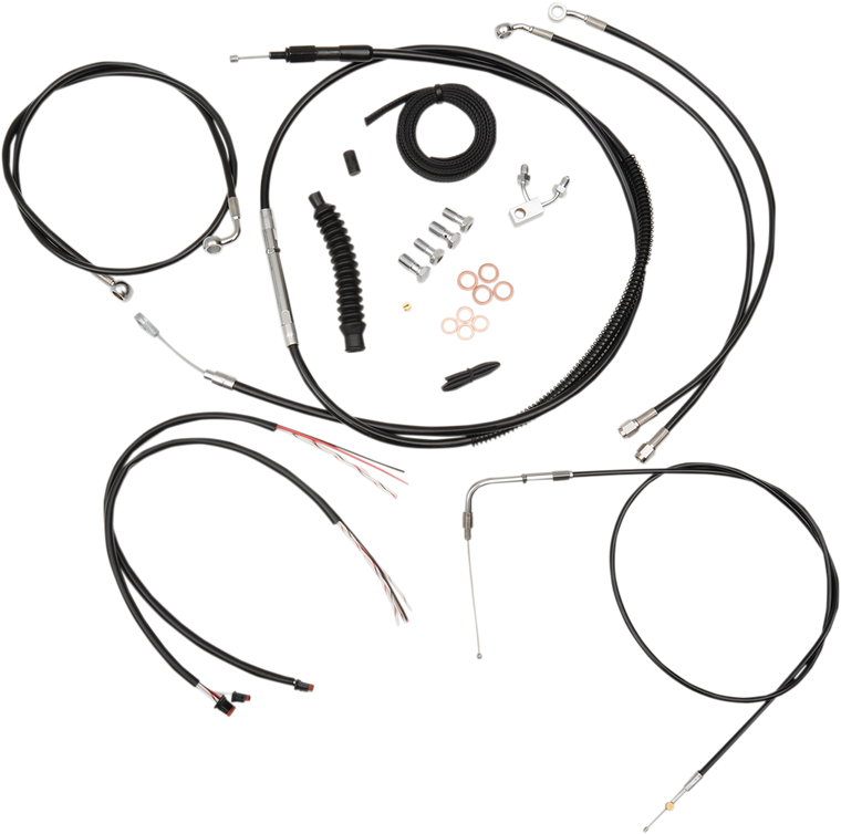 La Choppers - Cable Kit B 15-17 Abs St - LA-8150KT2-16B La Choppers - Cable Kit B 15-17 Abs St - LA-8150KT2-16B