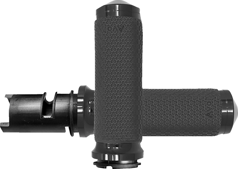 Avon Grips - Grips Memory Foam Medium Black Anodized Tbw - MF-63A-ANO-F24