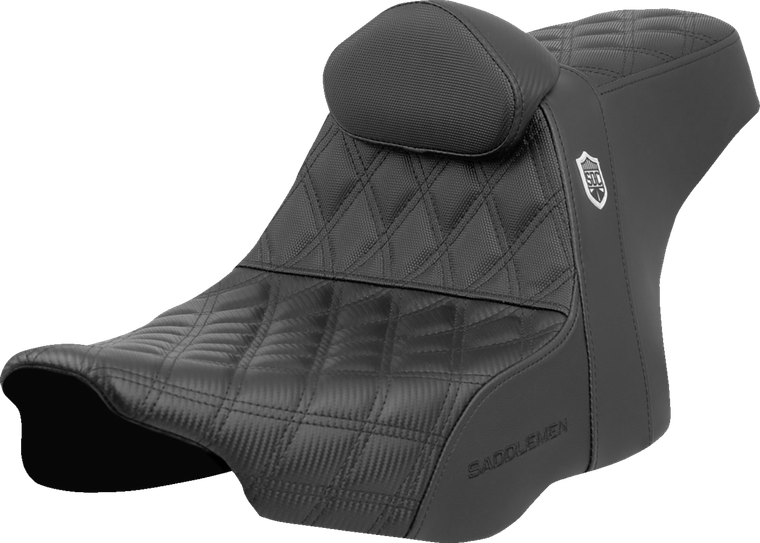 Saddlemen - Seat Sdc Performance Gripper W/ Backrest - SC82307DB0