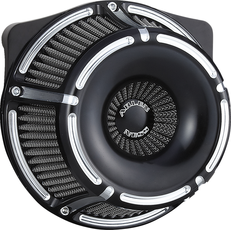 Arlen Ness - Air Cleaner Slot Track Inverted Black - 600-231 Arlen Ness - Air Cleaner Slot Track Inverted Black - 600-231