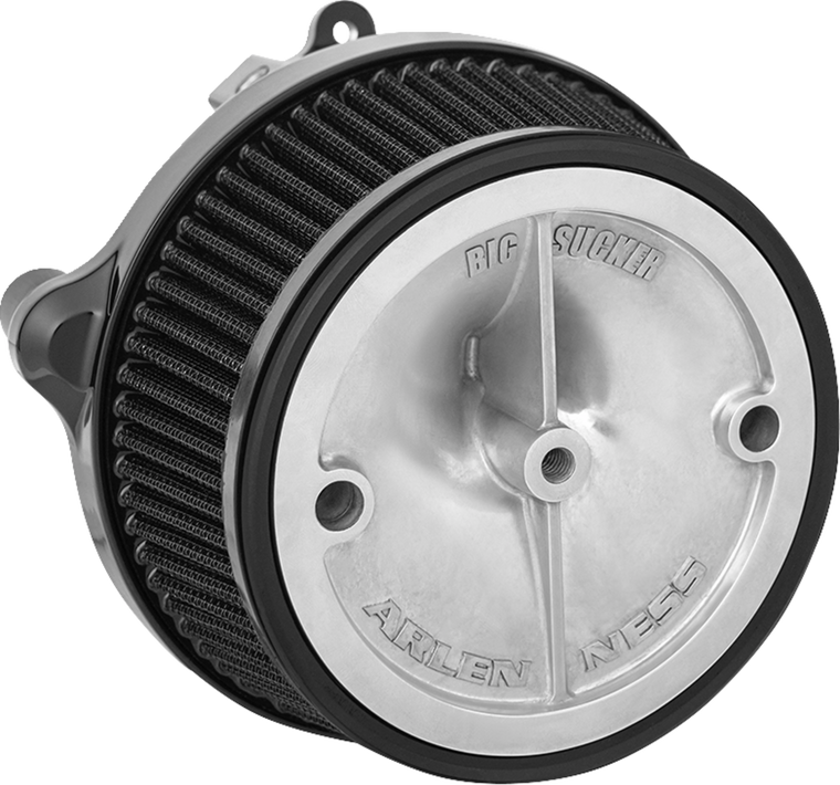 Arlen Ness - Ac Stg I Big Skr Blk Backing Plate Blk Oiled Fltr No Cvr - 600-305