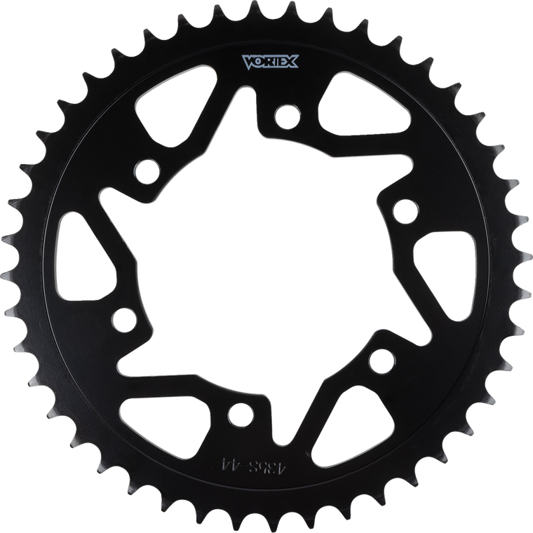 Vortex - Sprocket Vortex Steel Rear 520-44 Tooth Black - 435S-44