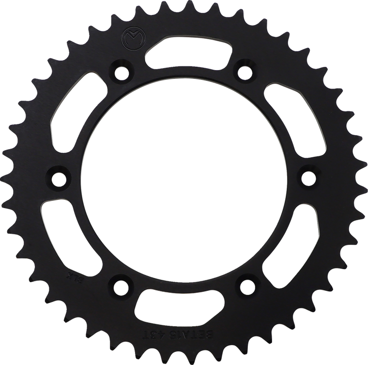 Moose Racing - Sprocket Alu Beta 43t Blk - 1211-BET-43-10