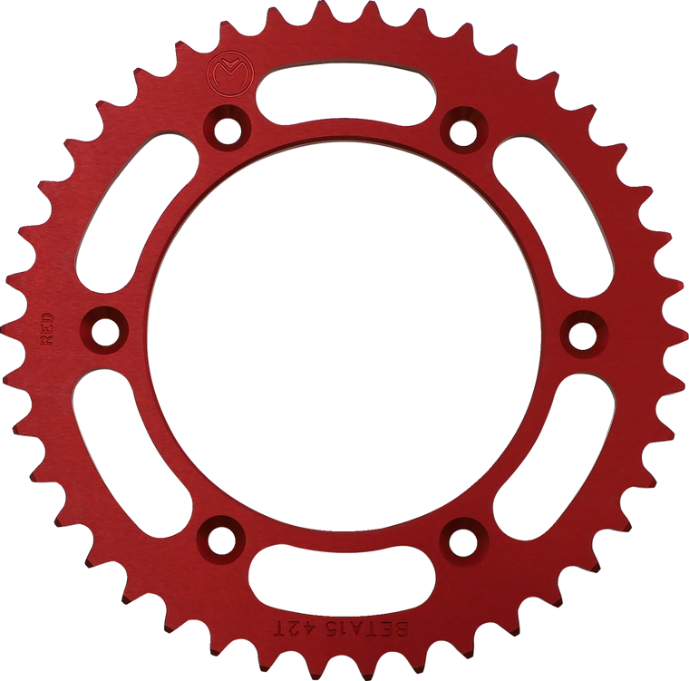Moose Racing - Sprocket Alu Beta 42t Red - 1211-BET-42-13