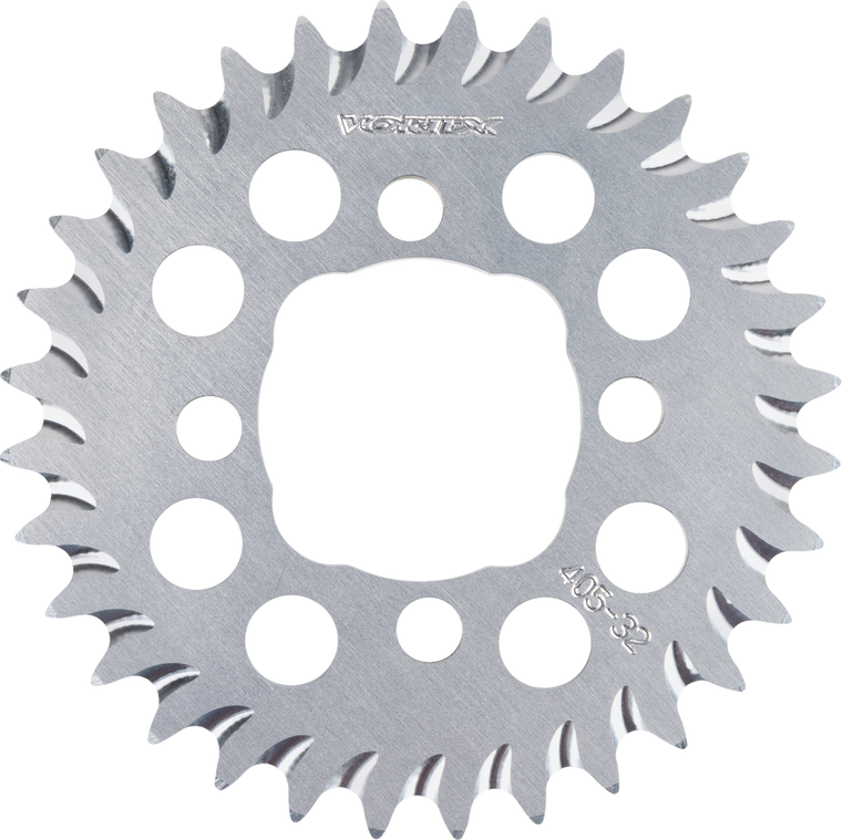Vortex - Sprocket Vortex Aluminum Rear 420-32 Tooth Silver - 405-32