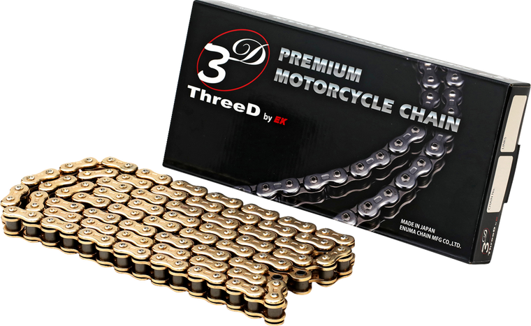 Ek - Chain 530l3d 120 Links Gold Rivet Master - 530L3D-120G