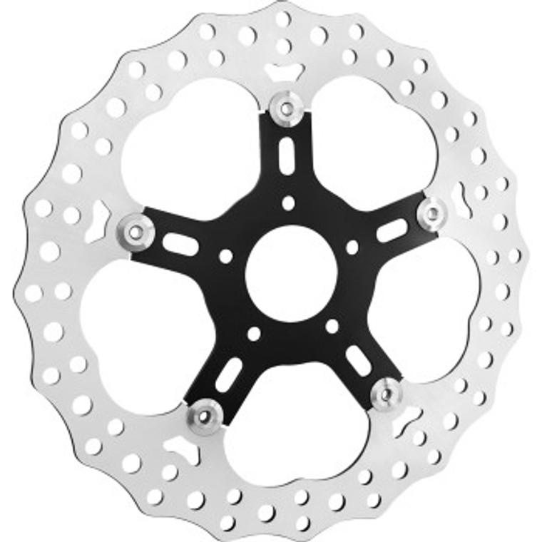 Arlen Ness - Rotor Jagged 320mm Hub Mount Stainless - 300-094 Arlen Ness - Rotor Jagged 320mm Hub Mount Stainless - 300-094