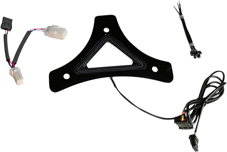 Custom Dynamics - Light Led Bkrst Rnbrk Blk - CD-BR-BCMXL-B