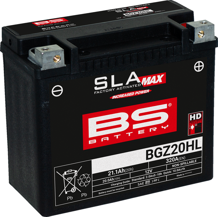 Bs Battery - Battery Bs Bgz20hl Sla Max - 300934