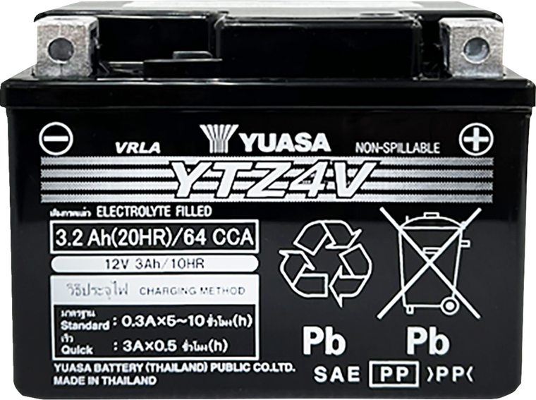 Yuasa - Battery Ytz4v - YUAM724ZV Yuasa - Battery Ytz4v - YUAM724ZV