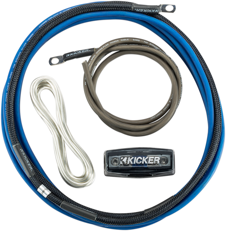 Kicker - Kit Amp 8 Gauge 2-channel - 46PK8