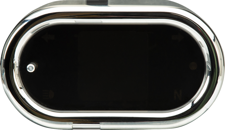 Dakota Digital - Guage Mlx Bar Mnt Speedo W/signals Oval Chrome - MLX-5400