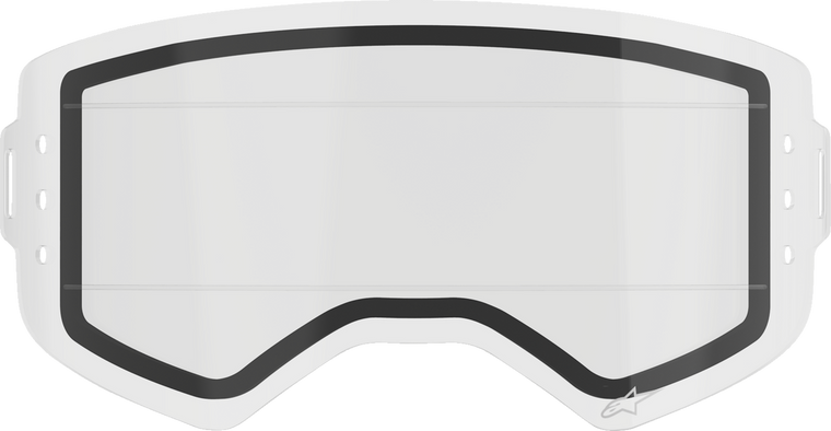 Alpinestars Goggles - Lens Goggle Double Pane Roll-off Stech Clr - 9100525-016