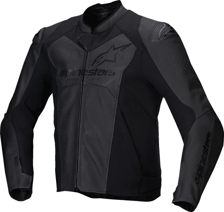 Alpinestars - Jacket Faster V3 Airflow Lthr Blk/blk 50 - 3103625-1100-50