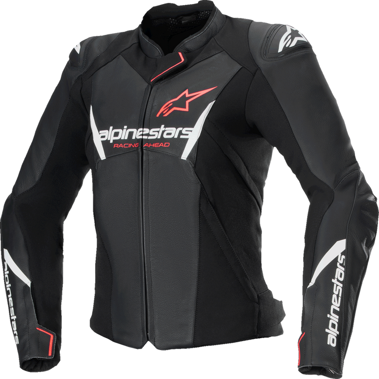 Alpinestars - Jacket Stella Fstr V3 Lthr Blk/wht/crl 46 - 3113625-1781-46