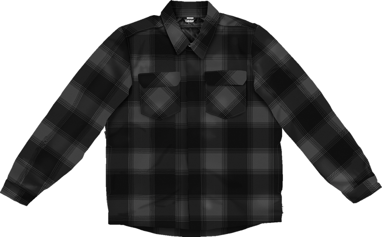 Icon - Jkt Fallblock Cx Flannel Bk Sm - 2820-6968