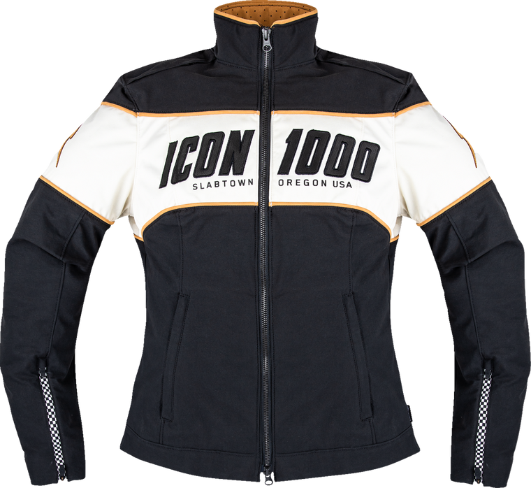 Icon - Jacket Wm Hella 4 Bk Lg - 2822-1679