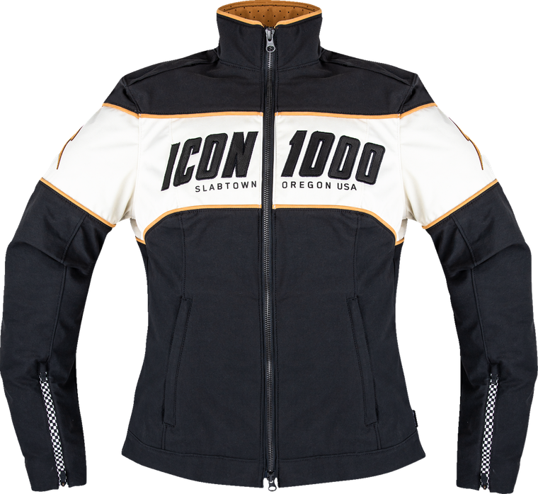 Icon - Jacket Wm Hella 4 Bk 2x - 2822-1681