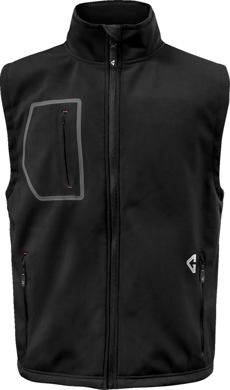 Gerbing Heated Clothing - Vest Heat 7v Torrid 2 Softshell Bk L - GER-TVST-7V-M-B-L