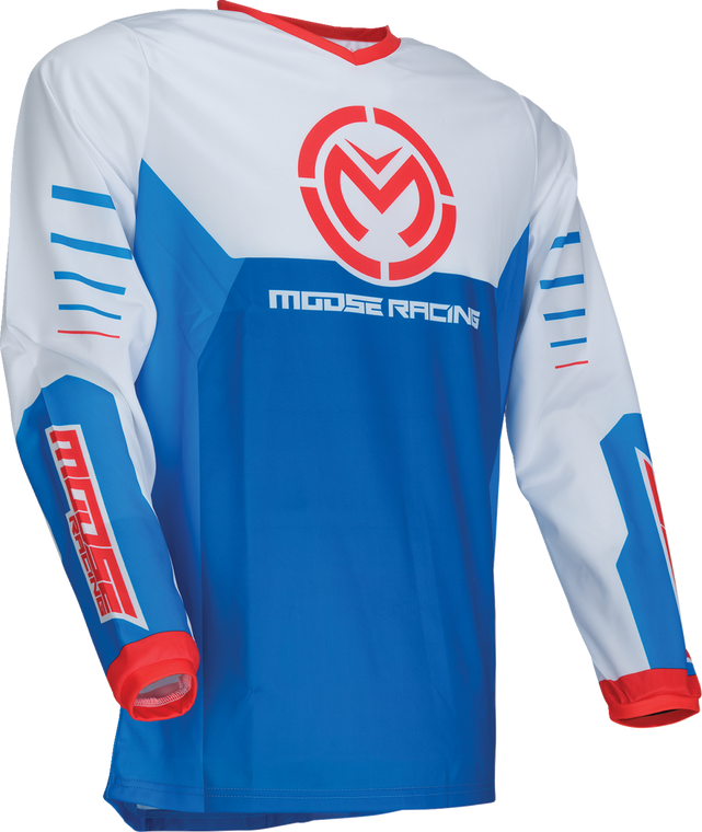 Moose Racing - Jersey Qualifier Red/white/blue Xl - 2910-8178