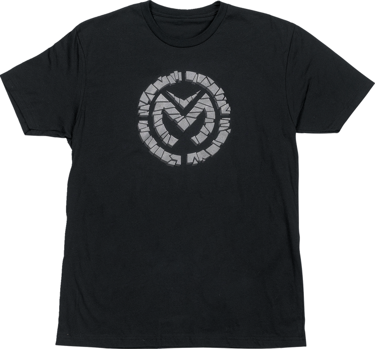 Moose Racing - Tee Fractured Blk/sil S - 3030-22753