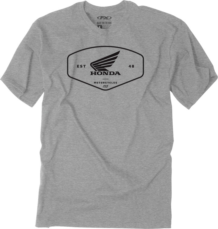 Factory Effex - Tee Honda Origin Hthr Gy Lg - 28-87324