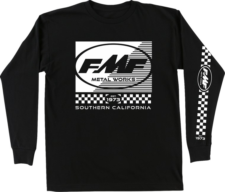 Fmf - Tee Long Sleeve Metal Works Black Md - HO24119901BLKMD
