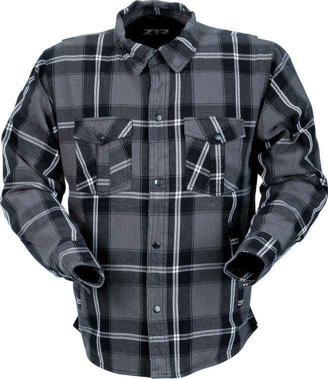 Z1r - Shirt Flannel Gy Md - 3040-3286