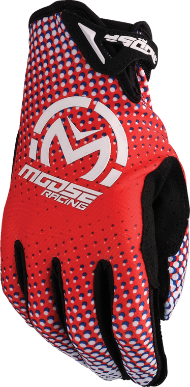 Moose Racing - Glove Sx1 Red/white/blue Md - 3330-8061