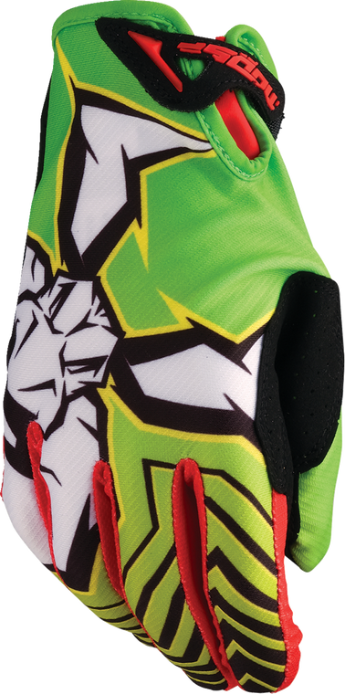 Moose Racing - Glove Agroid Pro Green/red 2xl - 3330-8113