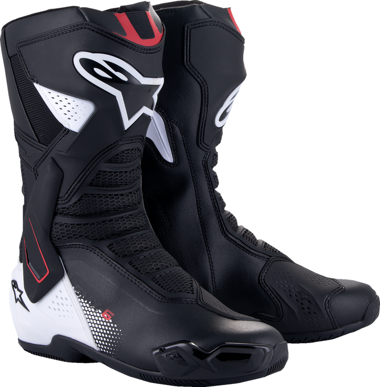 Alpinestars - Boots Smx-6 V3 Bk/wh/rd Graphic 45 - 2223025-1406-45