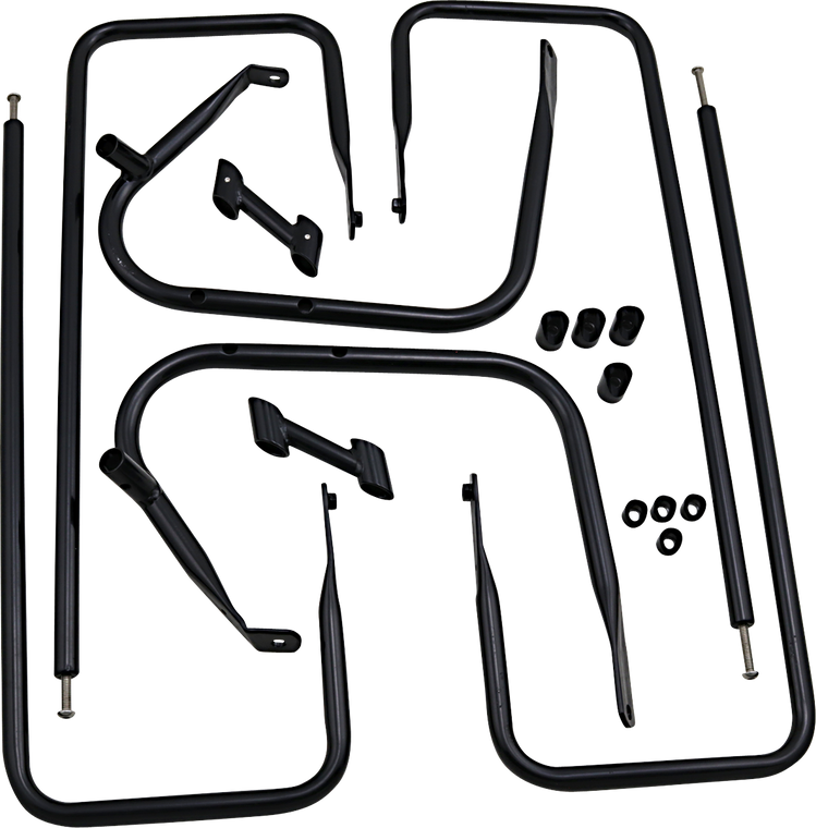 Drag Specialties - Rail S/b Blk Flt 09-13 - 3501-1248