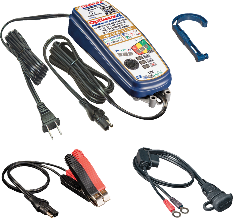 Tecmate - Charger Optimate4 Quad Program - TM631