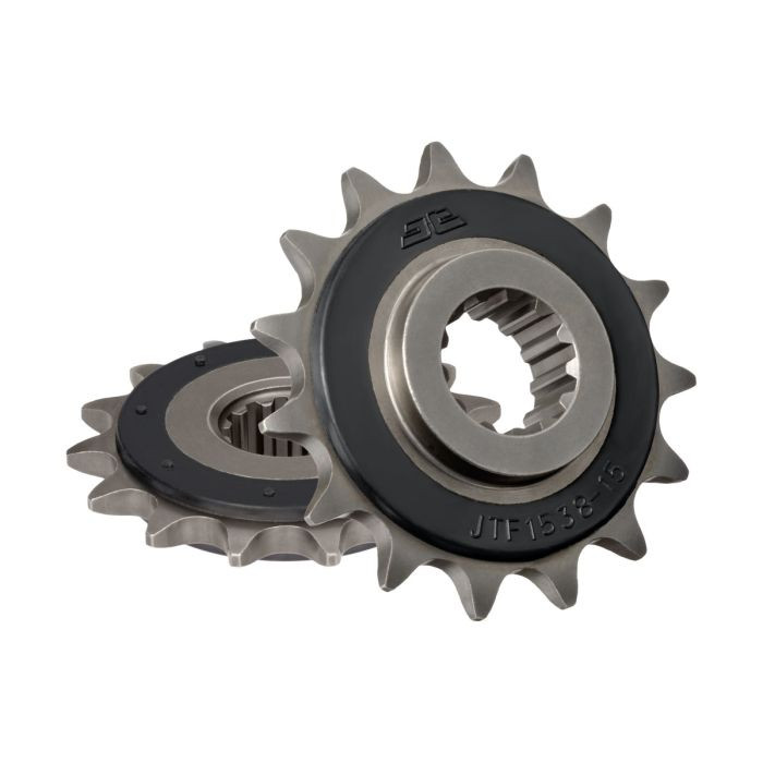 Front Sprocket 15 Tooth W/ Rubber Buffer - JTF1538.15RB