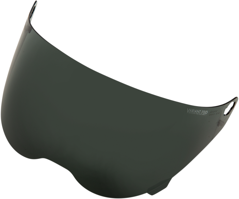 Icon - Variant Pro Optics Shield - Dark Smoke - Precision Optics Variant Pro Helmet Shield - 0130-0885