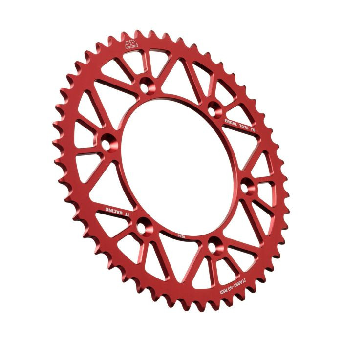 Rear Alloy Sprocket Red 49 Tooth - JTA897.49RED