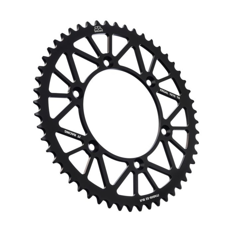 Rear Alloy Sprocket Black 52-tooth - JTA808.52BLK Rear Alloy Sprocket Black 52-tooth - JTA808.52BLK