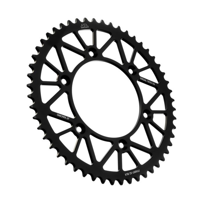 Rear Alloy Sprocket Black 52-tooth - JTA897.52BLK