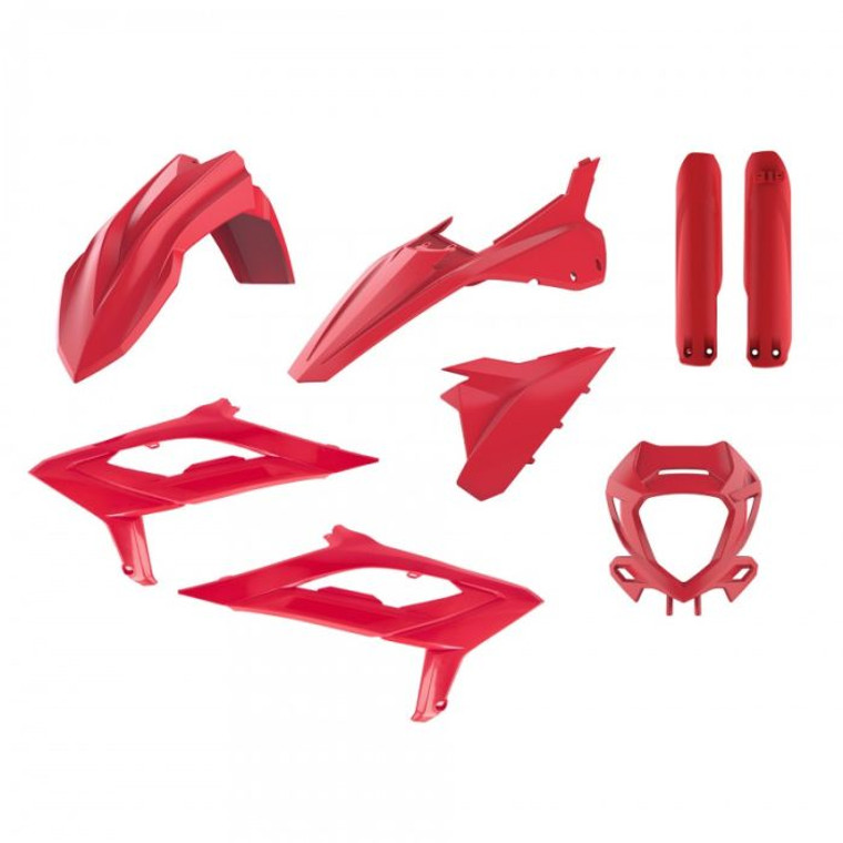 Polisport Replica Plastic Kit Full Kit Red - 91374 Polisport Replica Plastic Kit Full Kit Red - 91374