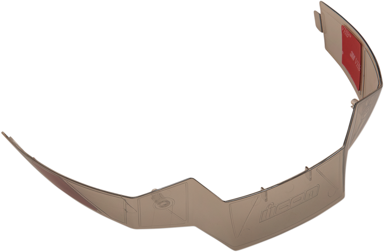 Icon - Airflite Rear Spoiler - RST Silver - Airflite Helmet Rear Spoiler - 0133-1199