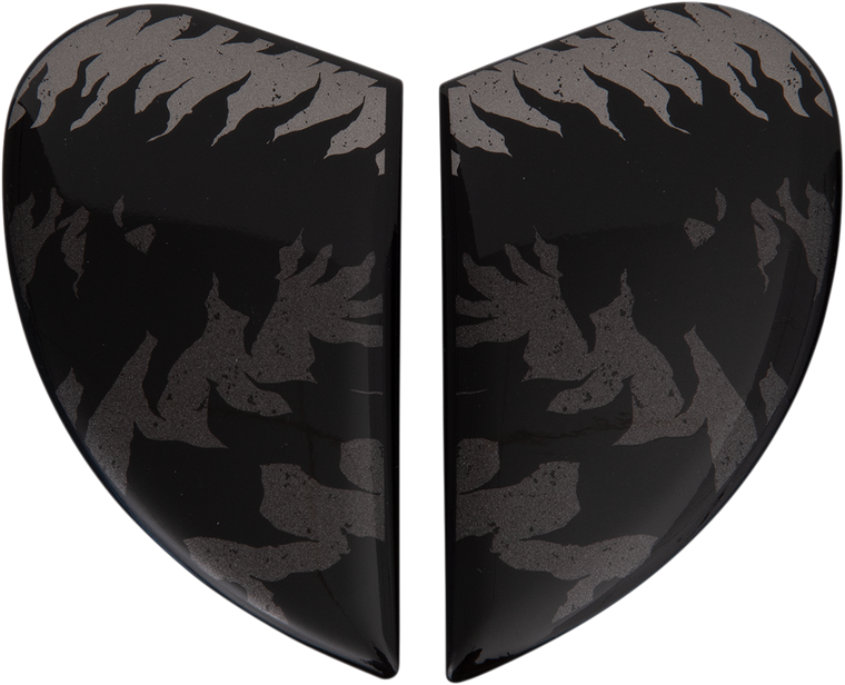 Icon - Airform Side Plates - Lycan - Black - Airform Helmet Side Plates - Lycan - 0133-1230