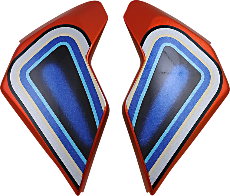 Icon - Airflite Side Plates - El Centro - Blue - Airflite Helmet Side Plates - El Centro - 0133-1271