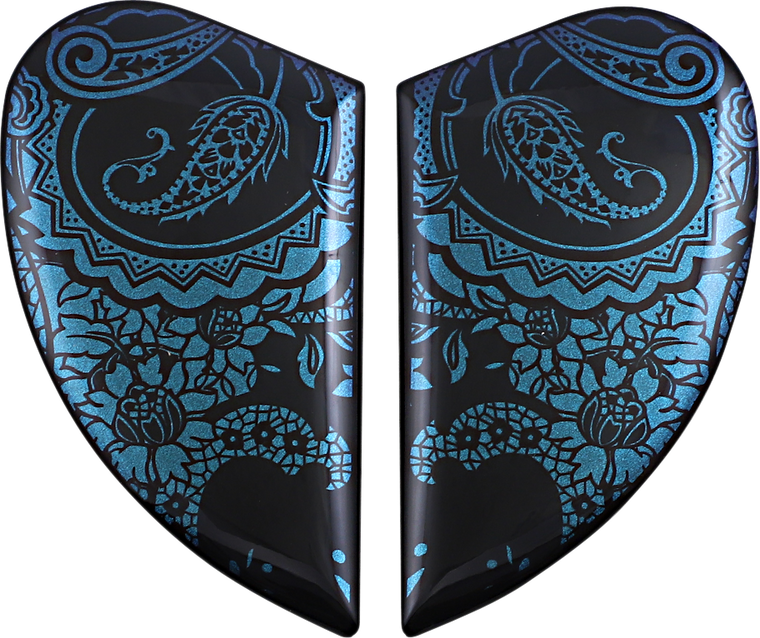 Icon - Airform Side Plates - Chantilly Opal - Blue - Airform Helmet Side Plates - 0133-1272