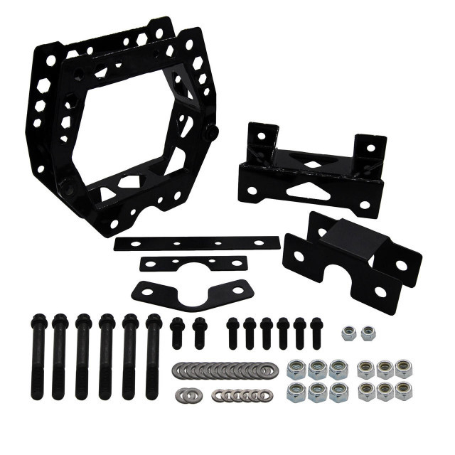 Tatum UTV Can-Am X3 Double Shear 4130 Front Bulkhead Gusset Kit - C-110S-RAW