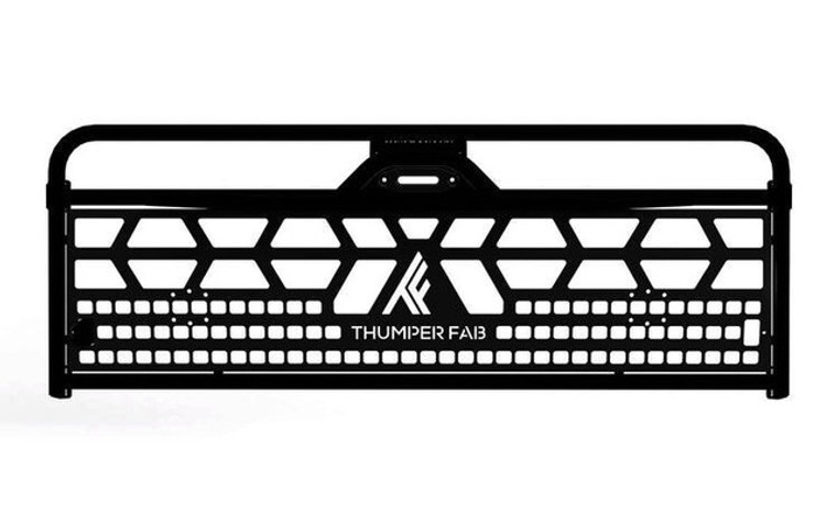 Thumper Fab Polaris Ranger Winch Headache Rack - TF011601-BK Thumper Fab Polaris Ranger Winch Headache Rack - TF011601-BK