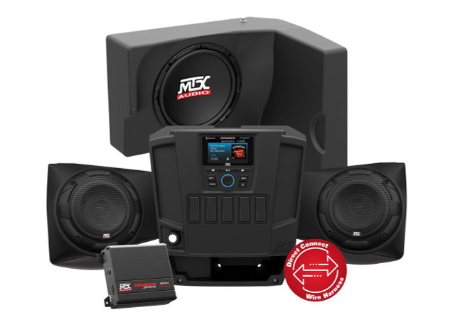 MTX Audio Polaris Ranger 2 Speaker 2 Amp W/ Subwoofer Audio System - RANGERSYSTEM2C