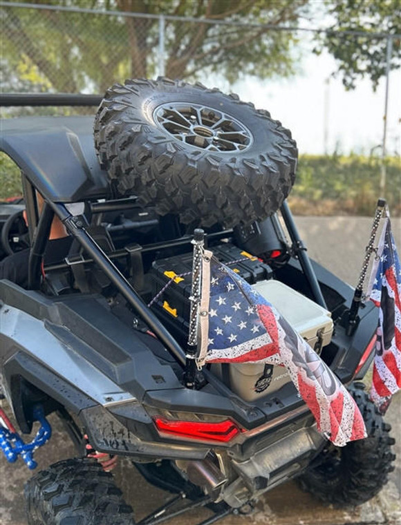 Tab Performance Polaris RZR XP Spare Tire Rack - 715-4003